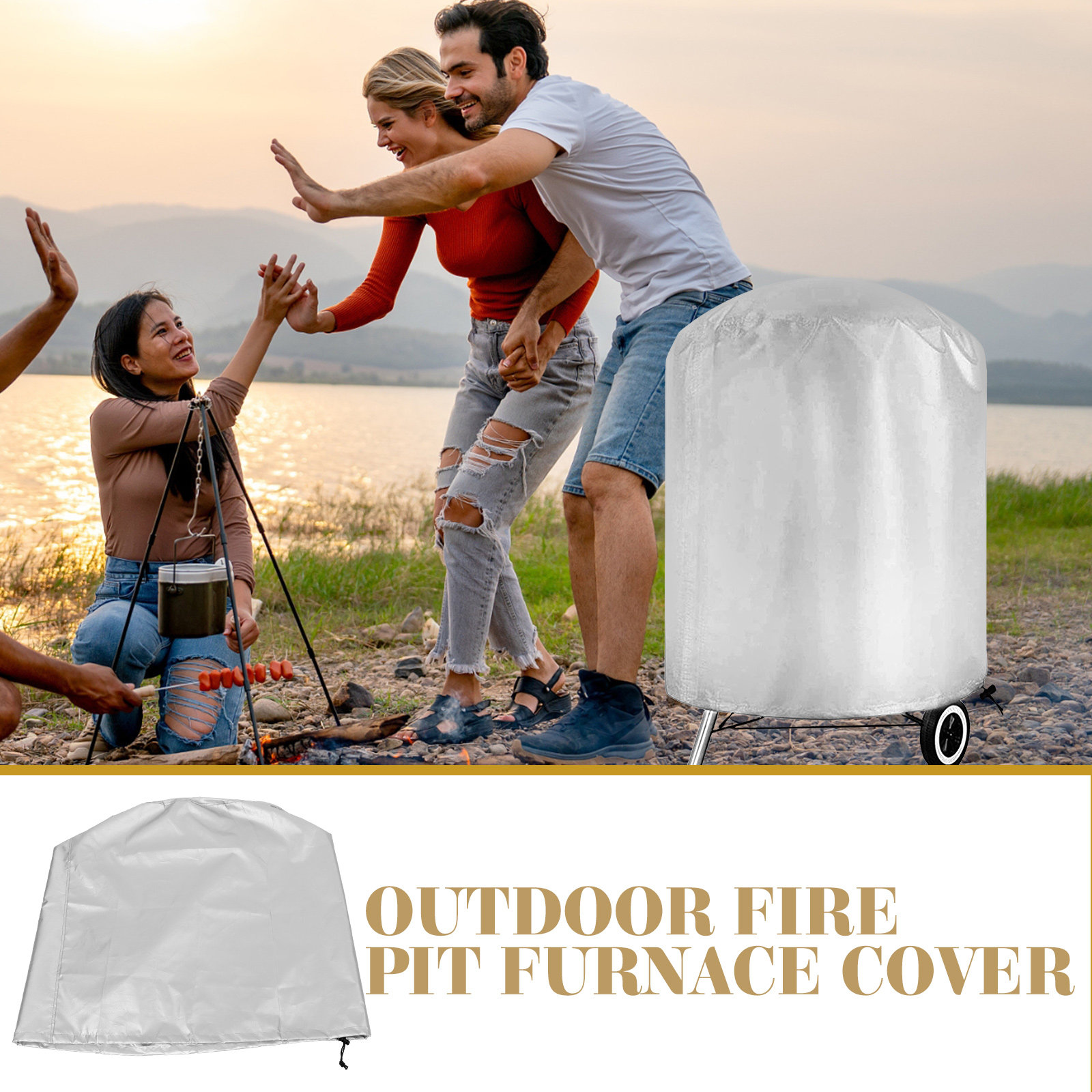 Heavy Duty Outdoor Grill Cover - Outdoor Camping Grill avaliação e preço