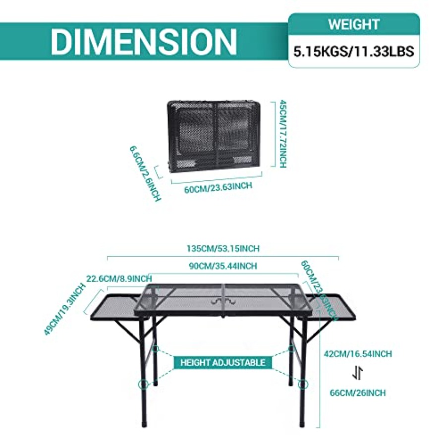 Folding Grill Table, Camping T - Outdoor Camping Grill avaliação e preço