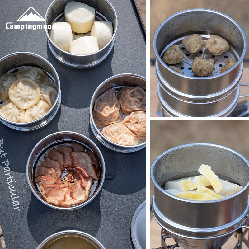 CAMPINGMOON Outdoor Camping Pi - Camp Cooking Set avaliação e preço