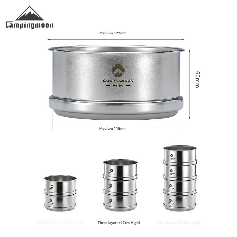 CAMPINGMOON Outdoor Camping Pi - Camp Cooking Set avaliação e preço
