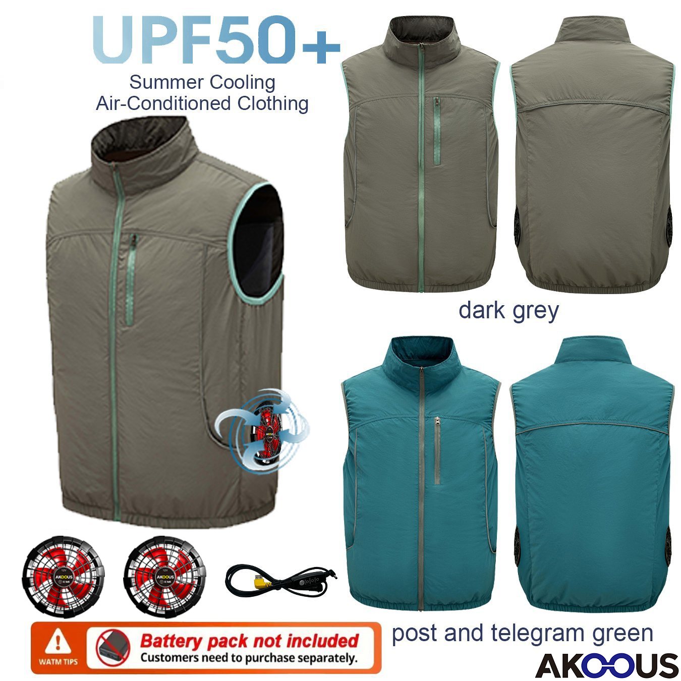 12V 5V USB Sleeveless Cooling  - Outdoor Camping Air Conditioner avaliação e preço
