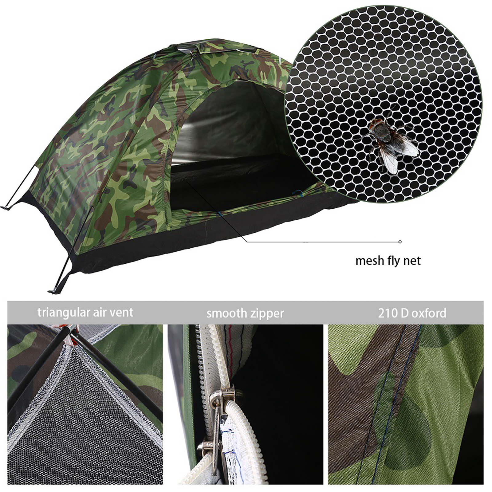 Camouflage Tent One Person Ten - Outdoor Camping Automatic Quick Opening Tent avaliação e preço