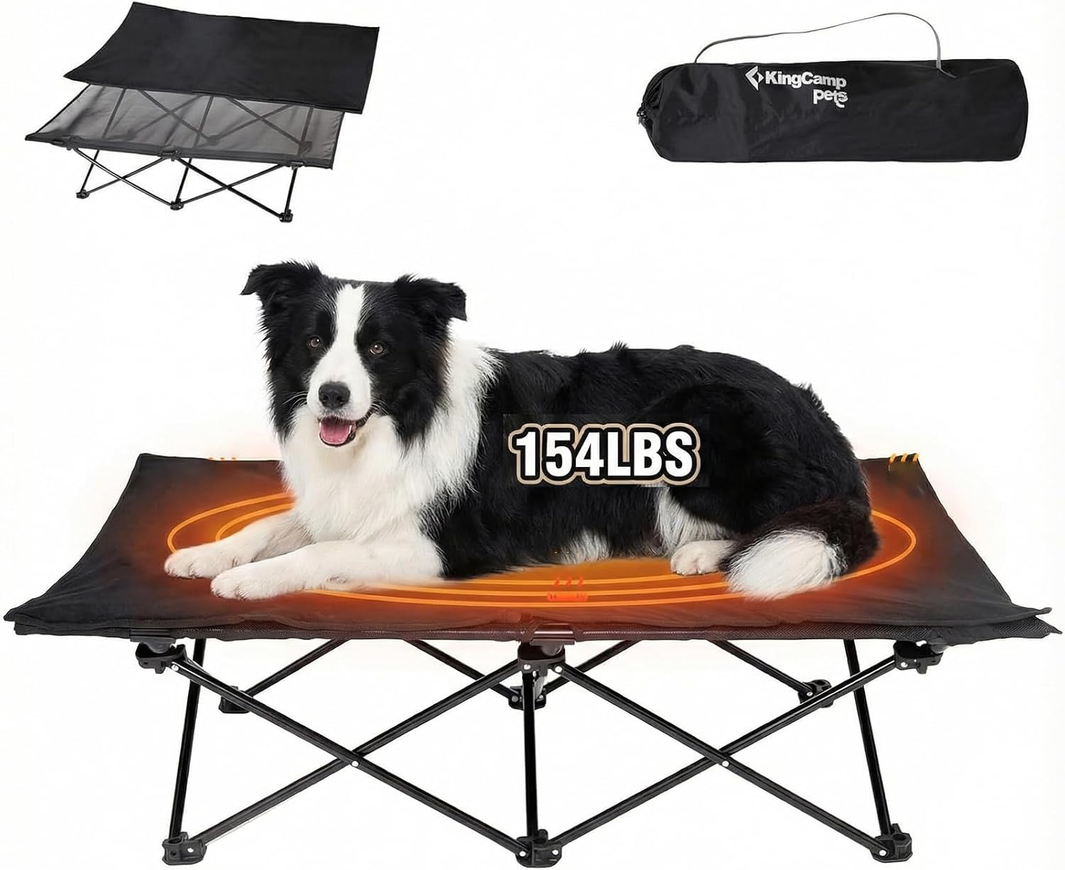 Elevated Dog Bed for Large Dog - Outdoor Camping Dog Bed avaliação e preço
