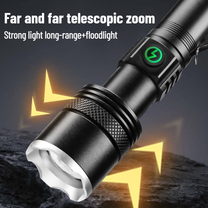 Rechargeable LED Flashlight Zo - Outdoor Camping Hiking avaliação e preço