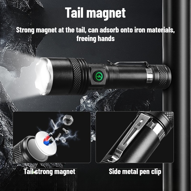 Rechargeable LED Flashlight Zo - Outdoor Camping Hiking avaliação e preço