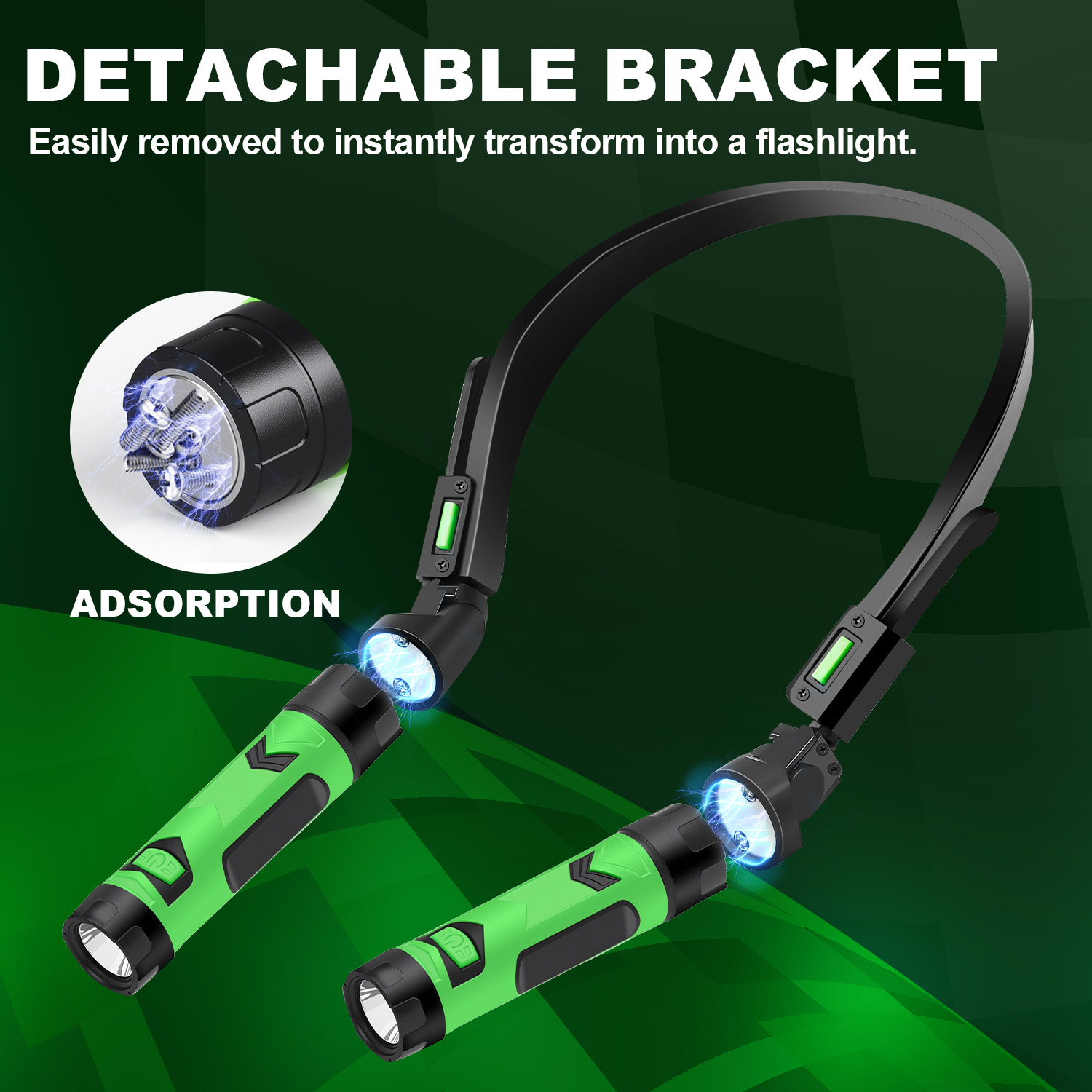 USB Rechargeable LED Neck Ligh - Outdoor Camping Grill avaliação e preço