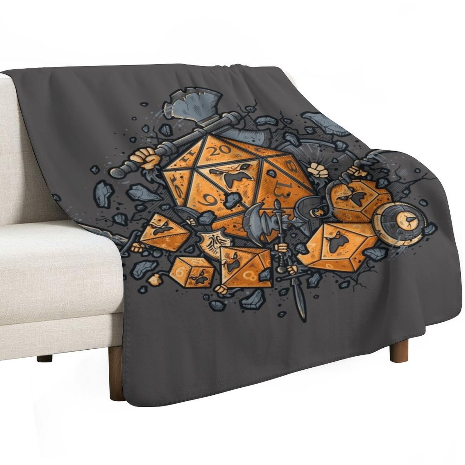 RPG United Throw Blanket Outdo - Outdoor Camping Rpg avaliação e preço