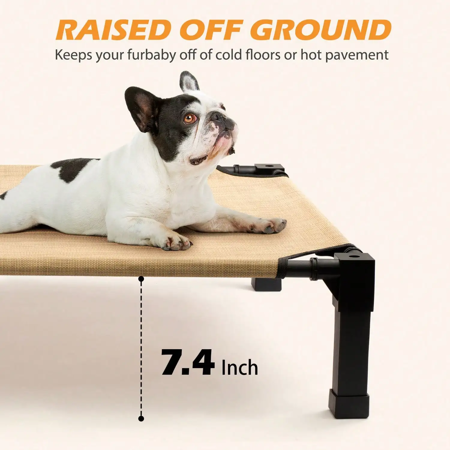 Upgraded Elevated Dog Bed- Por - Outdoor Camping Dog Bed avaliação e preço