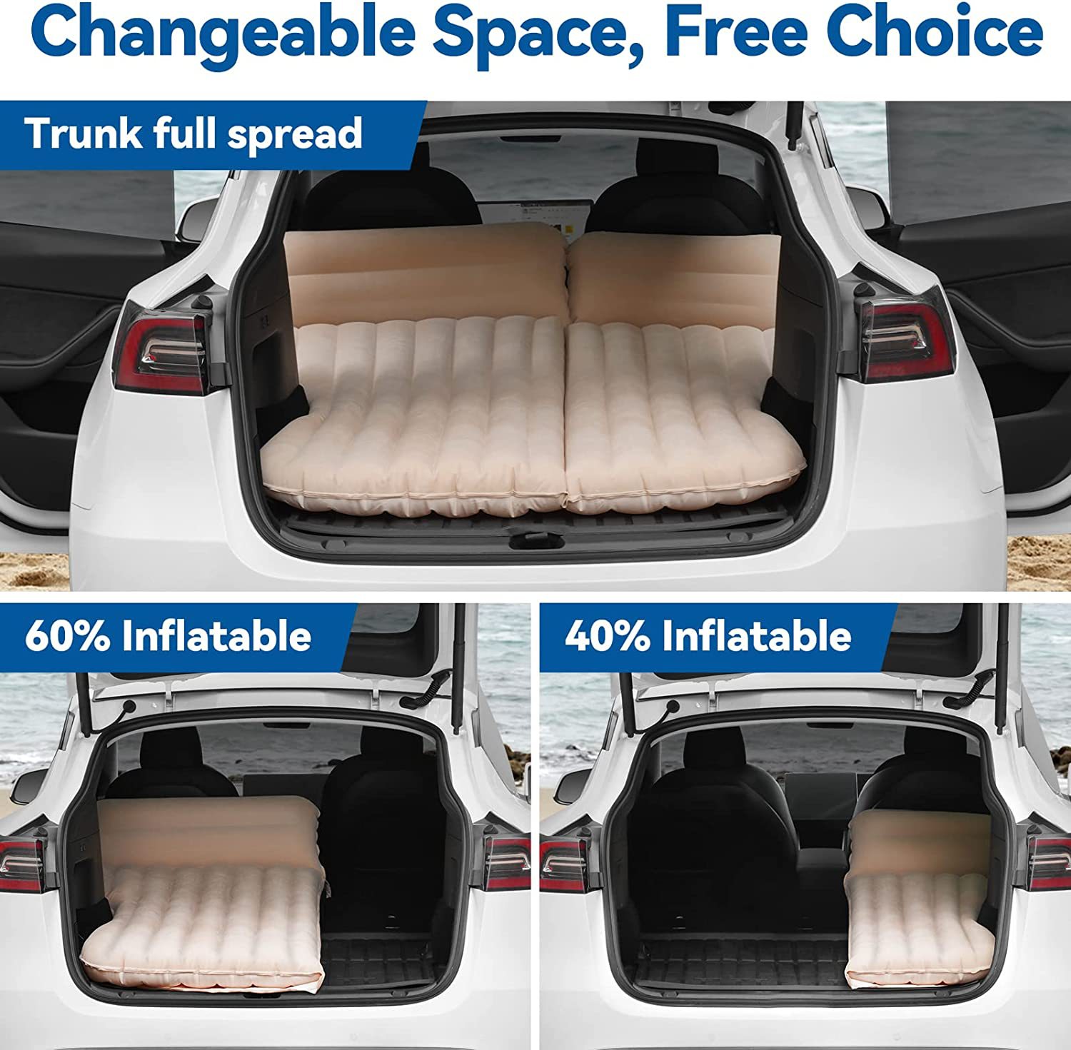 Car Inflatable Bed For Tesla M - Outdoor Y Camping avaliação e preço