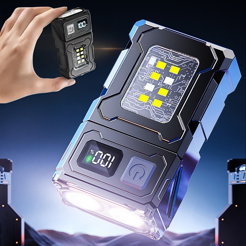 Rechargeable Mini LED Flashlig - Outdoor Camping Hiking avaliação e preço