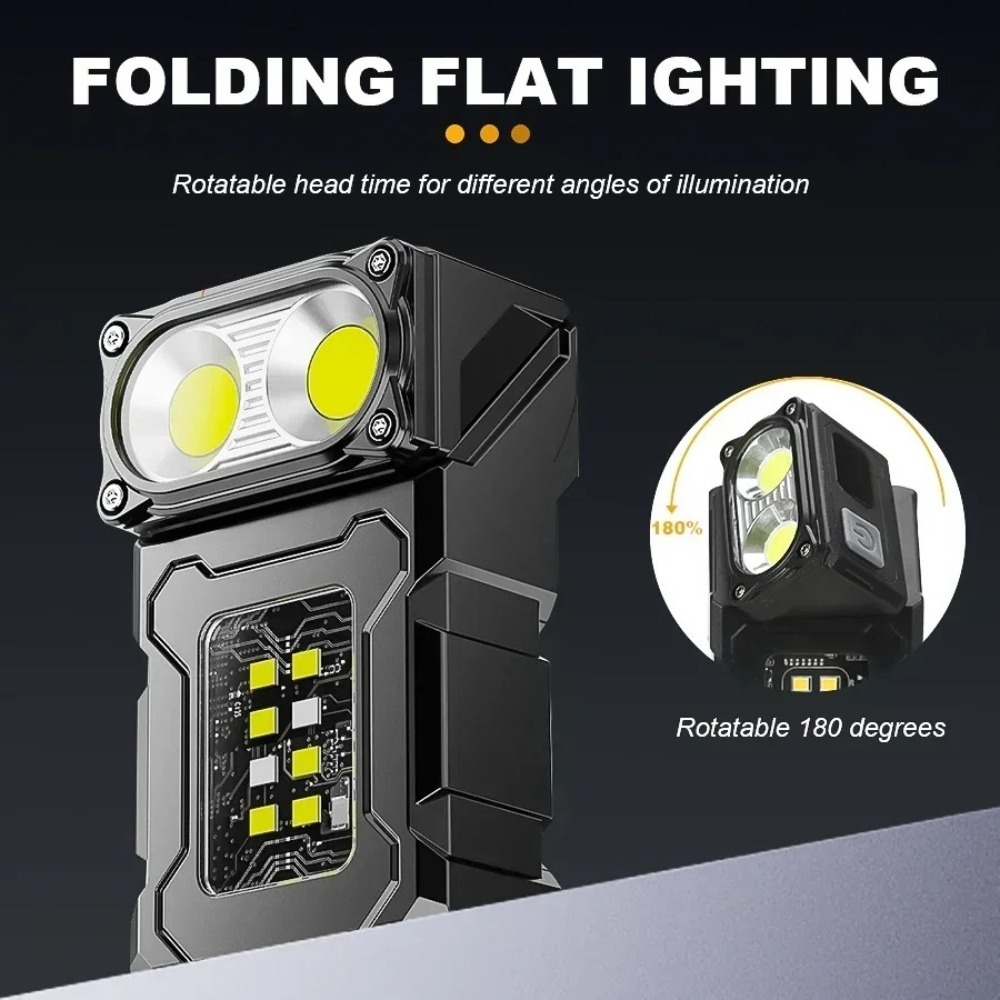 Rechargeable Mini LED Flashlig - Outdoor Camping Hiking avaliação e preço