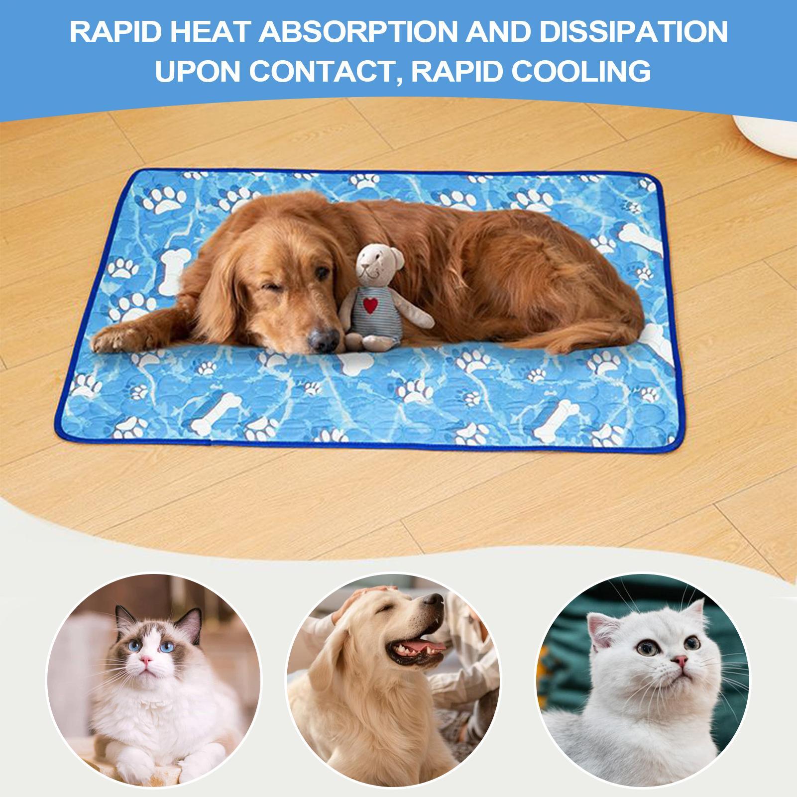 Cooling Mat For Dogs Cool Mat  - Outdoor Camping Dog Bed avaliação e preço