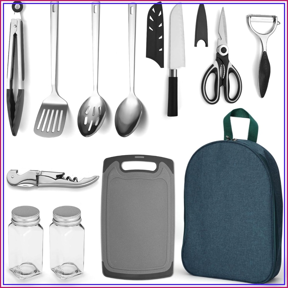 Camping Cooking Utensil Set 10 - Camp Cooking Set avaliação e preço