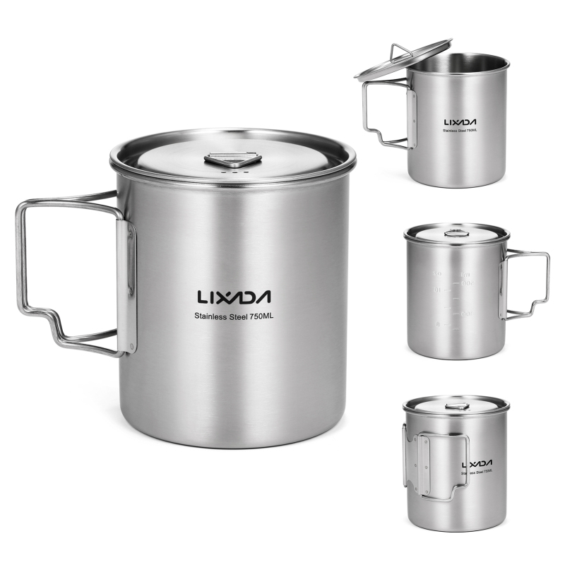 Lixada 750ml Cup Outdoor Stain - Outdoor Camping Kitchen Table avaliação e preço