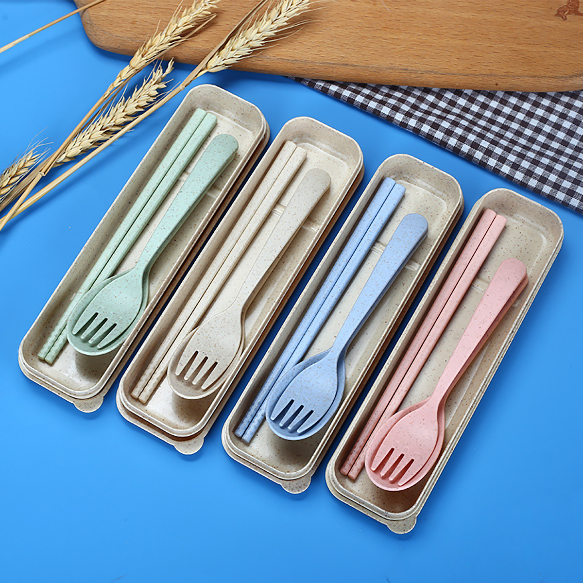 Fork Spoon Chopsticks Bowls Cu - Camp Cooking Set avaliação e preço