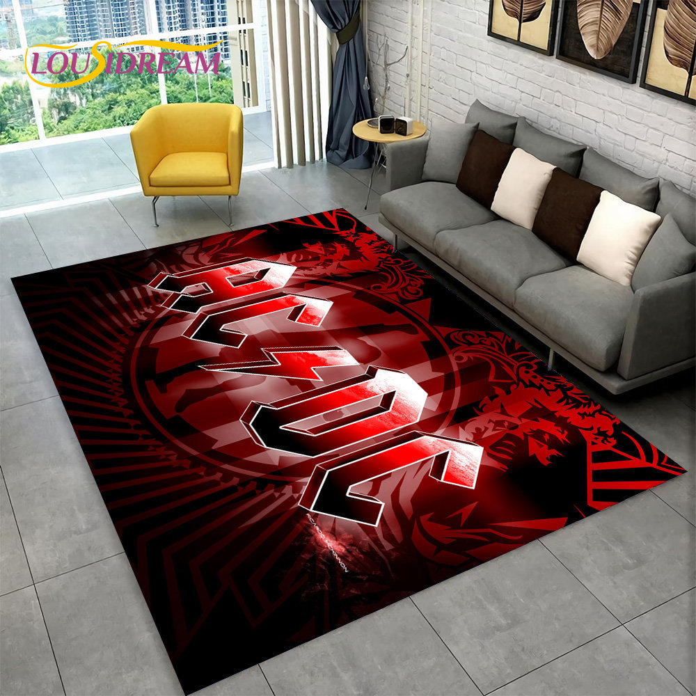 AC/DC Rock Band Area Rug Large - Outdoor Camping Mats Large avaliação e preço