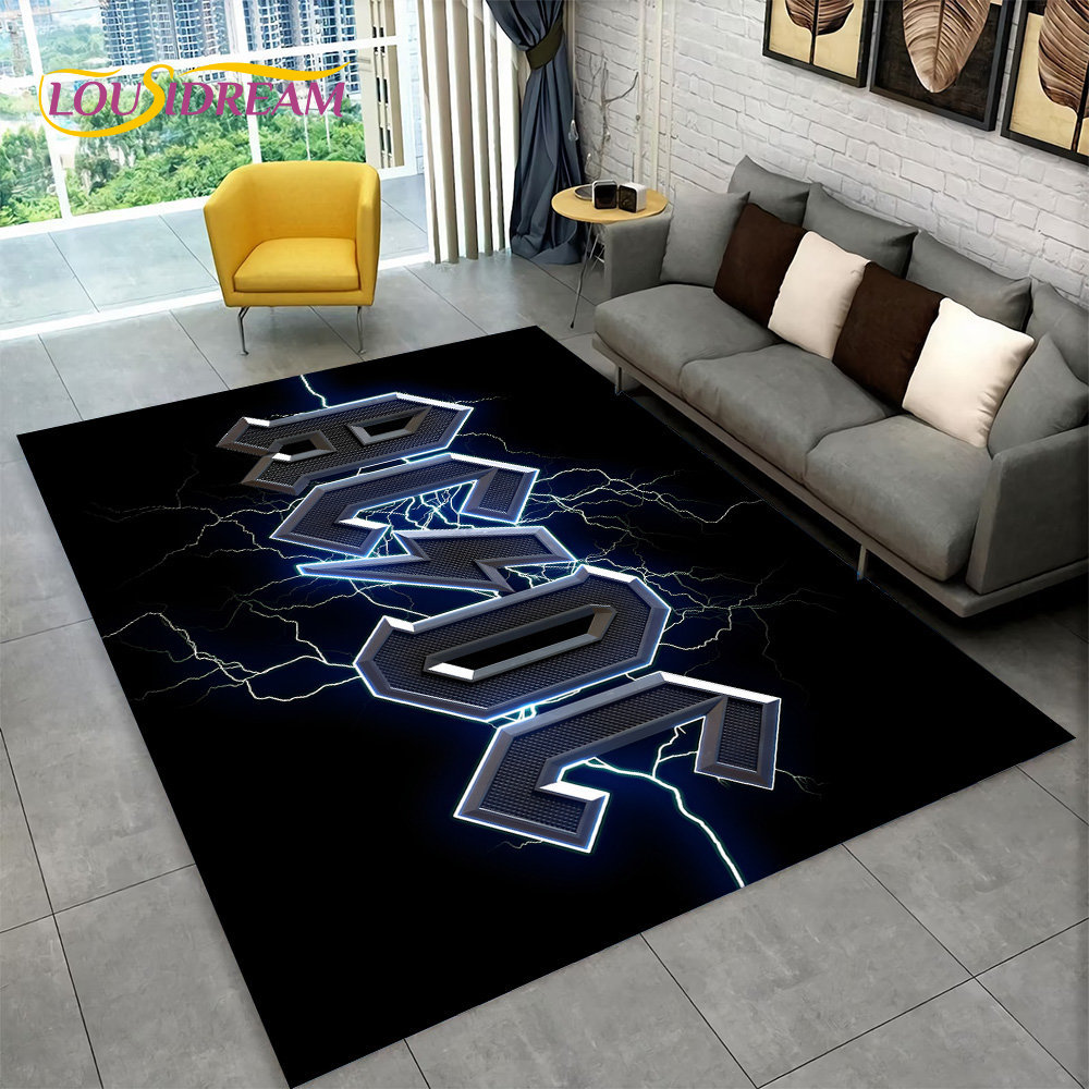 AC/DC Rock Band Area Rug Large - Outdoor Camping Mats Large avaliação e preço