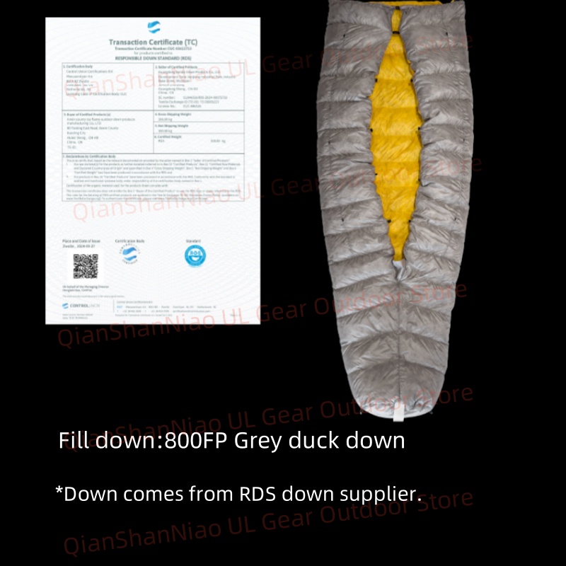 Ice Flame JI NXT 800FP Mummy B - Ultralight Sleeping Bag avaliação e preço