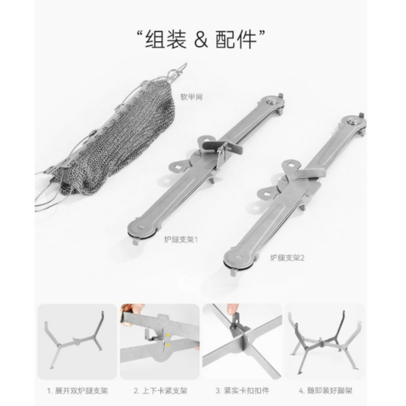 For Hiking Picnic Cooking Fold - Outdoor Camping Grill avaliação e preço