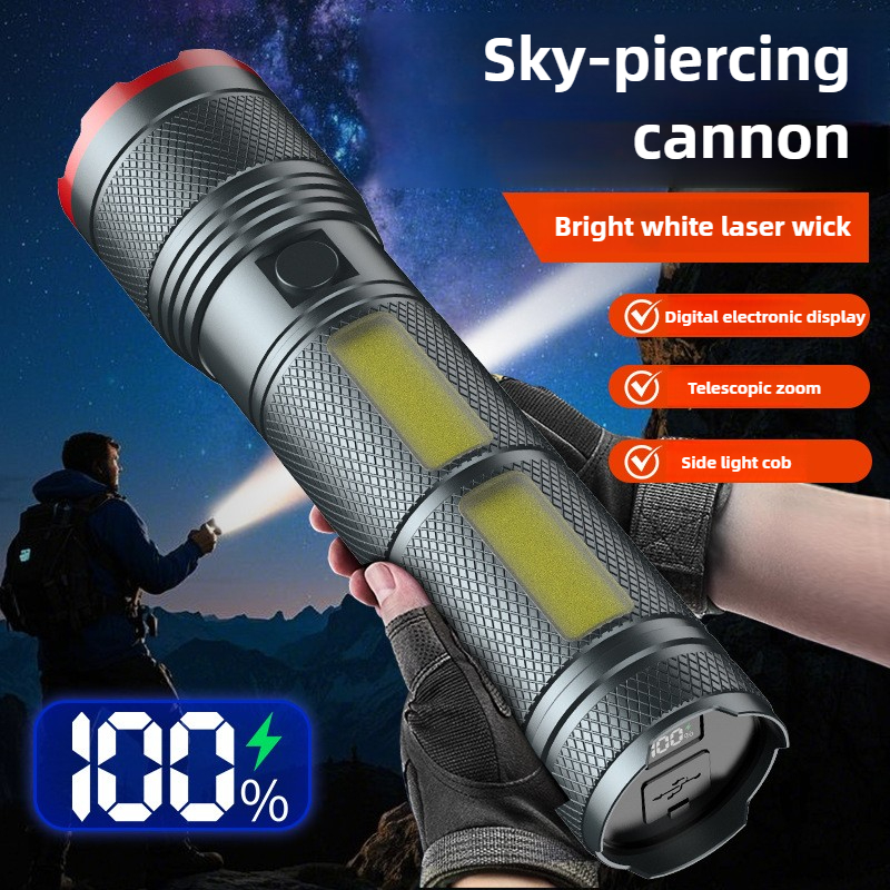 7200mAh Highlight Flashlight C - Outdoor Camping Hiking avaliação e preço