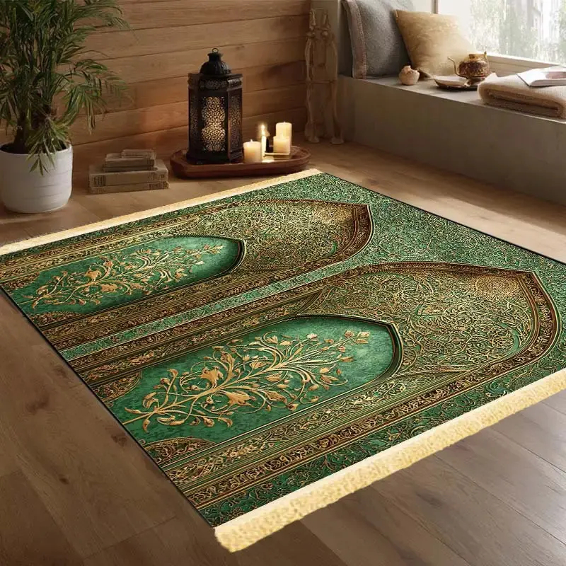 VIKAMA Luxury Muslim Prayer Ma - Outdoor Camping Mats Large avaliação e preço