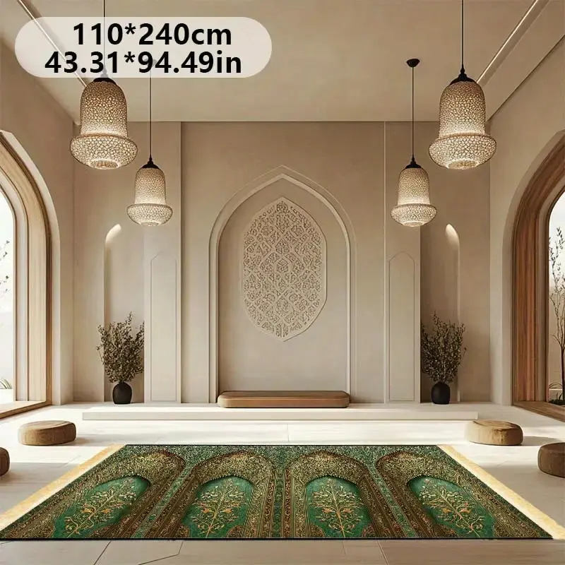 VIKAMA Luxury Muslim Prayer Ma - Outdoor Camping Mats Large avaliação e preço