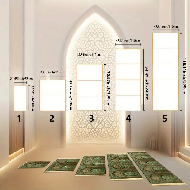 VIKAMA Luxury Muslim Prayer Ma - Outdoor Camping Mats Large avaliação e preço