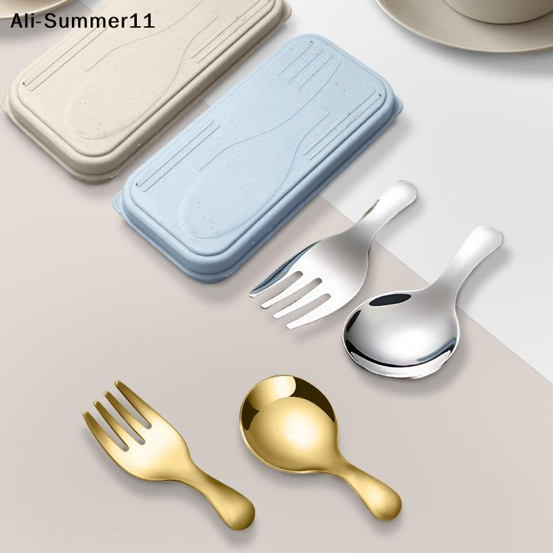 【A6L】Steel Tableware Set Spoon - Camp Cooking Set avaliação e preço