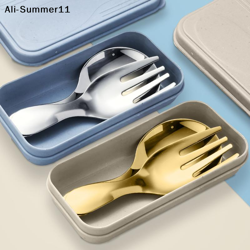 【A6L】Steel Tableware Set Spoon - Camp Cooking Set avaliação e preço