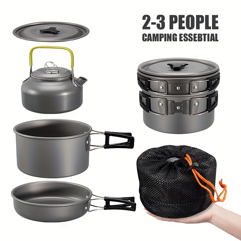Outdoor camping cookware set m - Outdoor Y Camping avaliação e preço