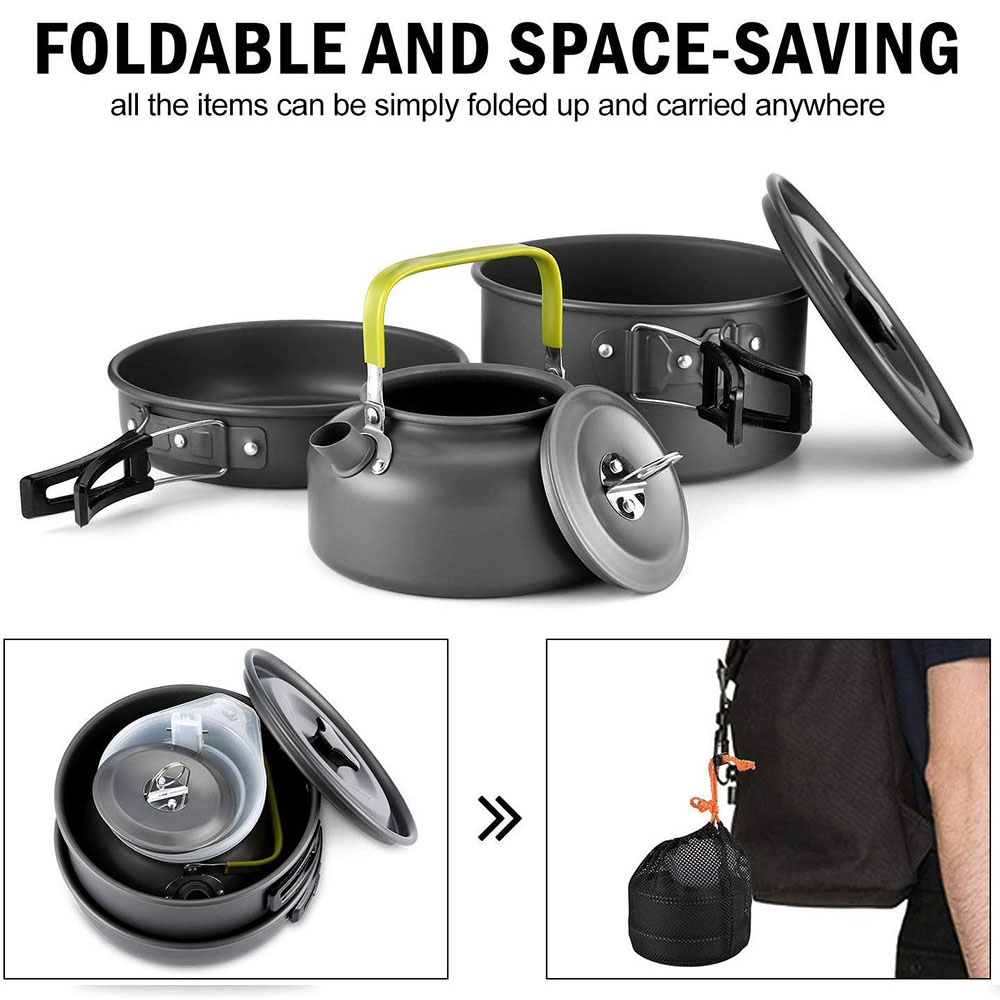 Outdoor camping cookware set m - Outdoor Y Camping avaliação e preço