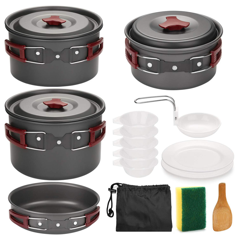 Outdoor Camping Cookware Kit N - Outdoor Camping Kitchen Table avaliação e preço