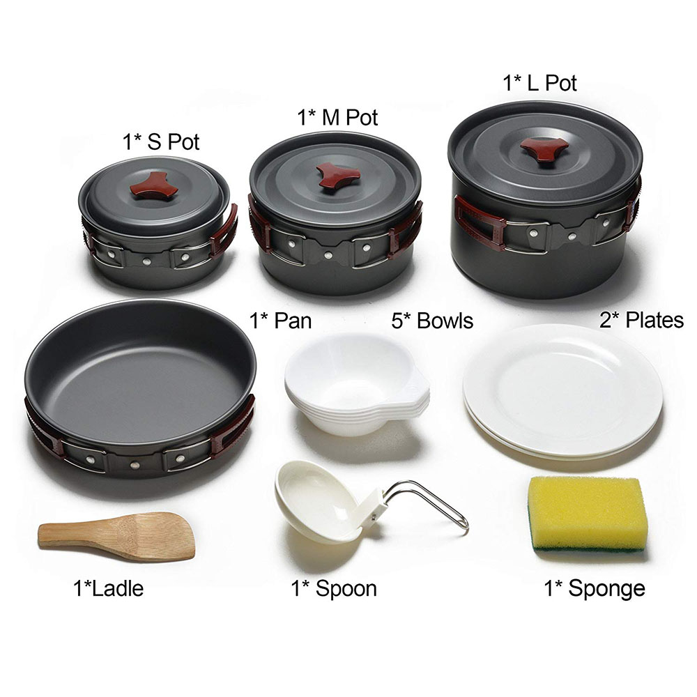 Outdoor Camping Cookware Kit N - Outdoor Camping Kitchen Table avaliação e preço