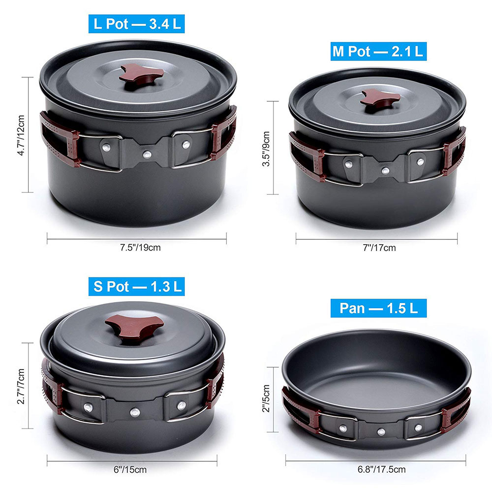 Outdoor Camping Cookware Kit N - Outdoor Camping Kitchen Table avaliação e preço