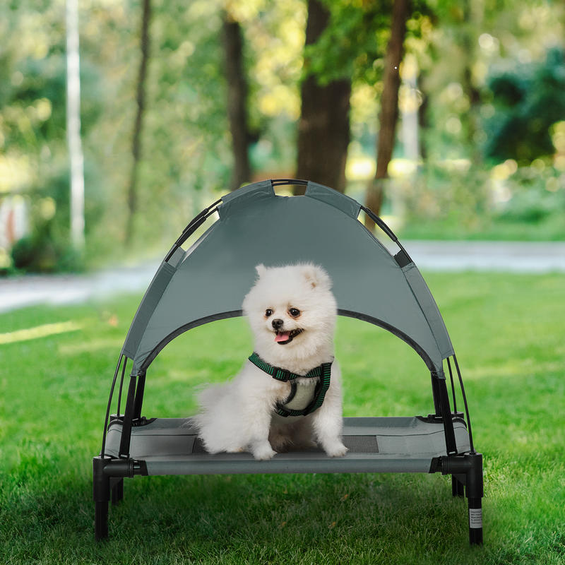 PawHut Elevated Dog Bed with R - Outdoor Camping Dog Bed avaliação e preço