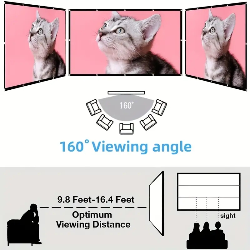 Simple wall mounted projection - Outdoor Camping Movies avaliação e preço