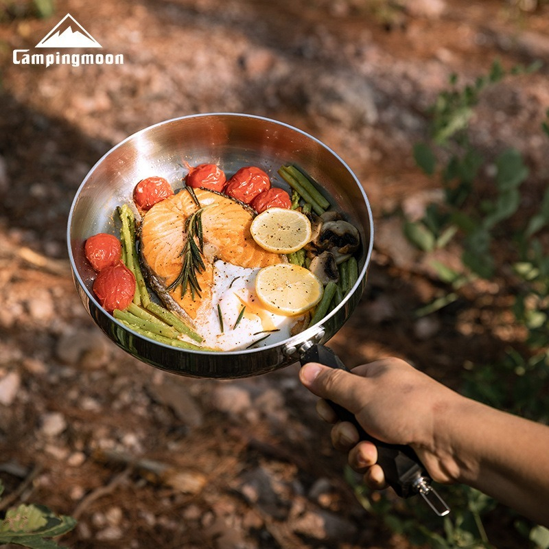 CAMPINGMOON CC-23 camping thre - Camp Cooking Set avaliação e preço