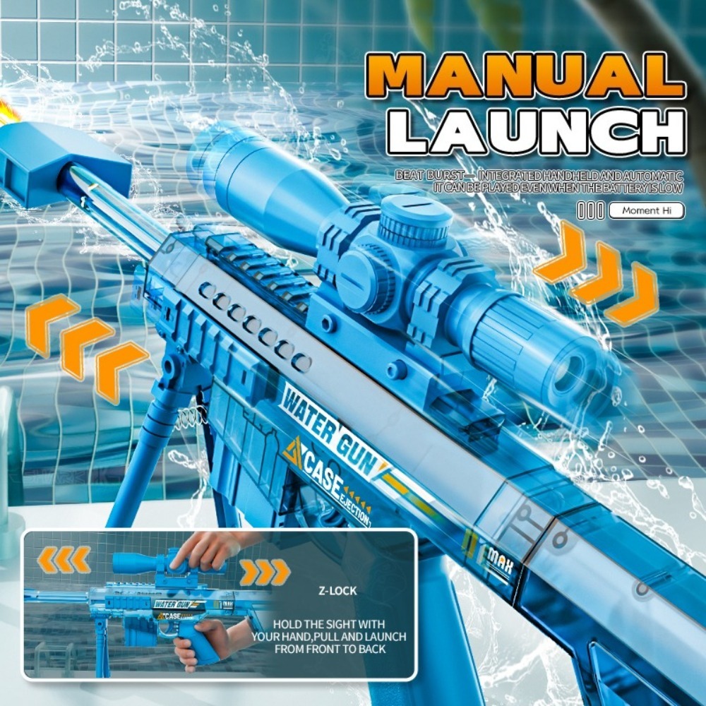 Electric Automatic Sniper Wate - Outdoor Camping Games For Kids avaliação e preço