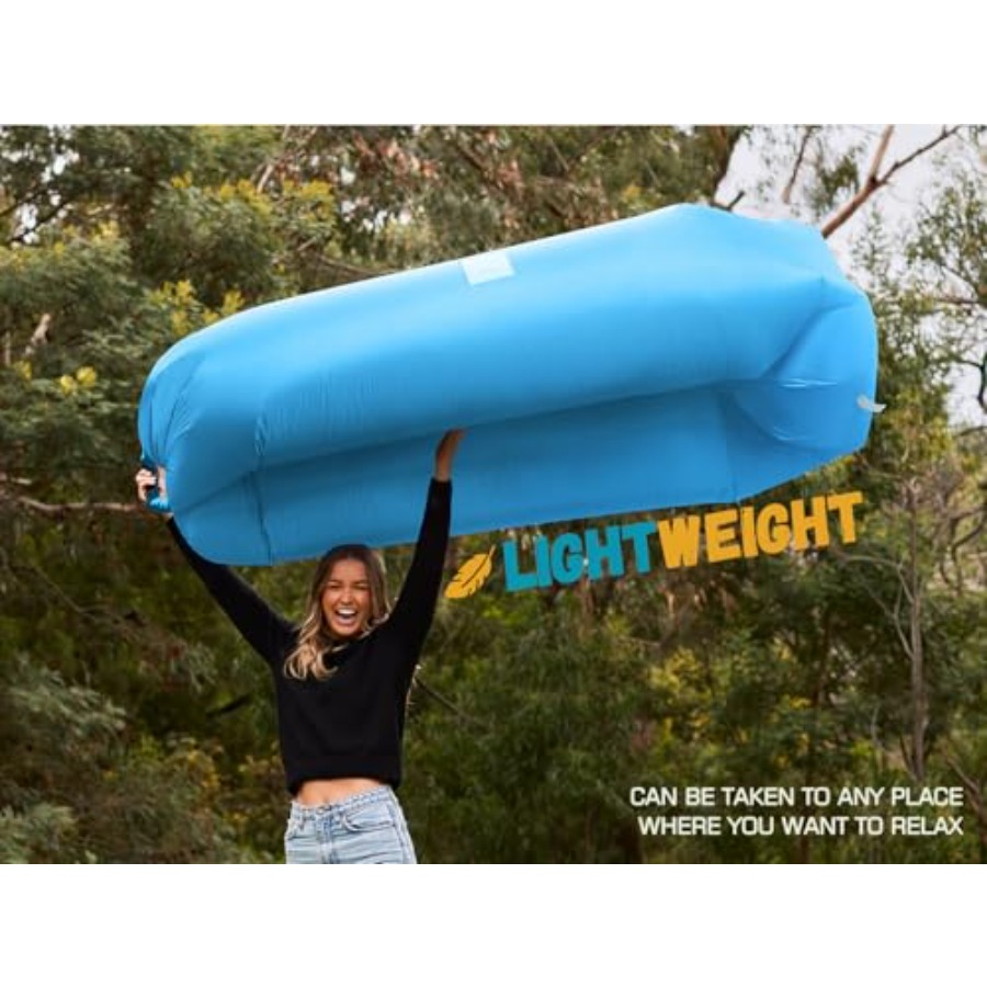 Inflatable Couch Air Lounger C - Outdoor Camping Movies avaliação e preço