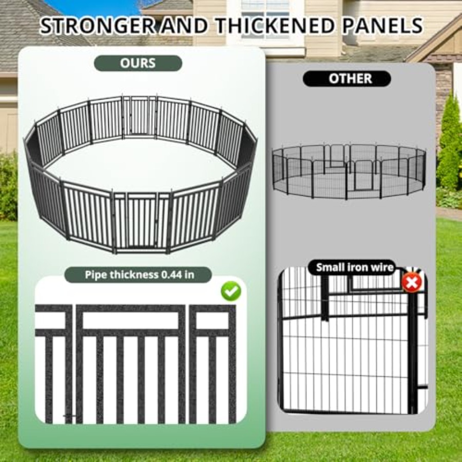 Dog Fence Outdoor for Yard Dog - Outdoor Camping Dog Kennel avaliação e preço