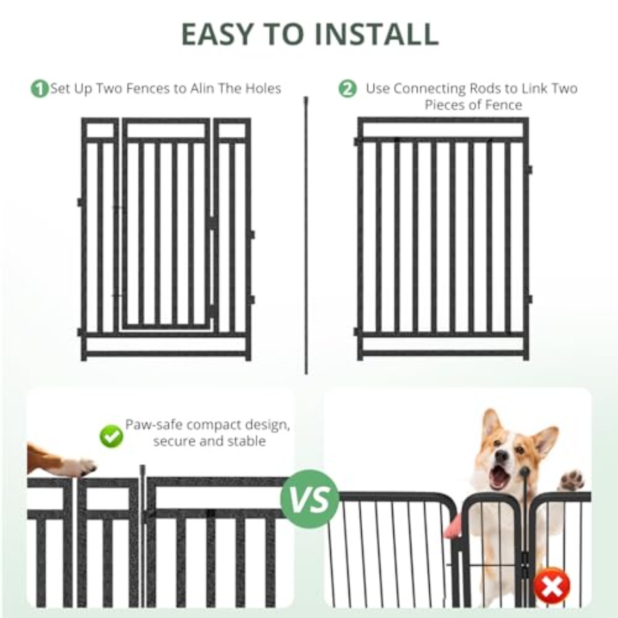 Dog Fence Outdoor for Yard Dog - Outdoor Camping Dog Kennel avaliação e preço