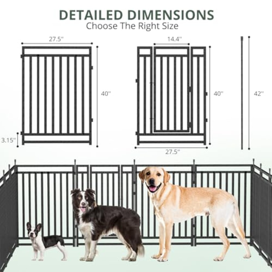 Dog Fence Outdoor for Yard Dog - Outdoor Camping Dog Kennel avaliação e preço