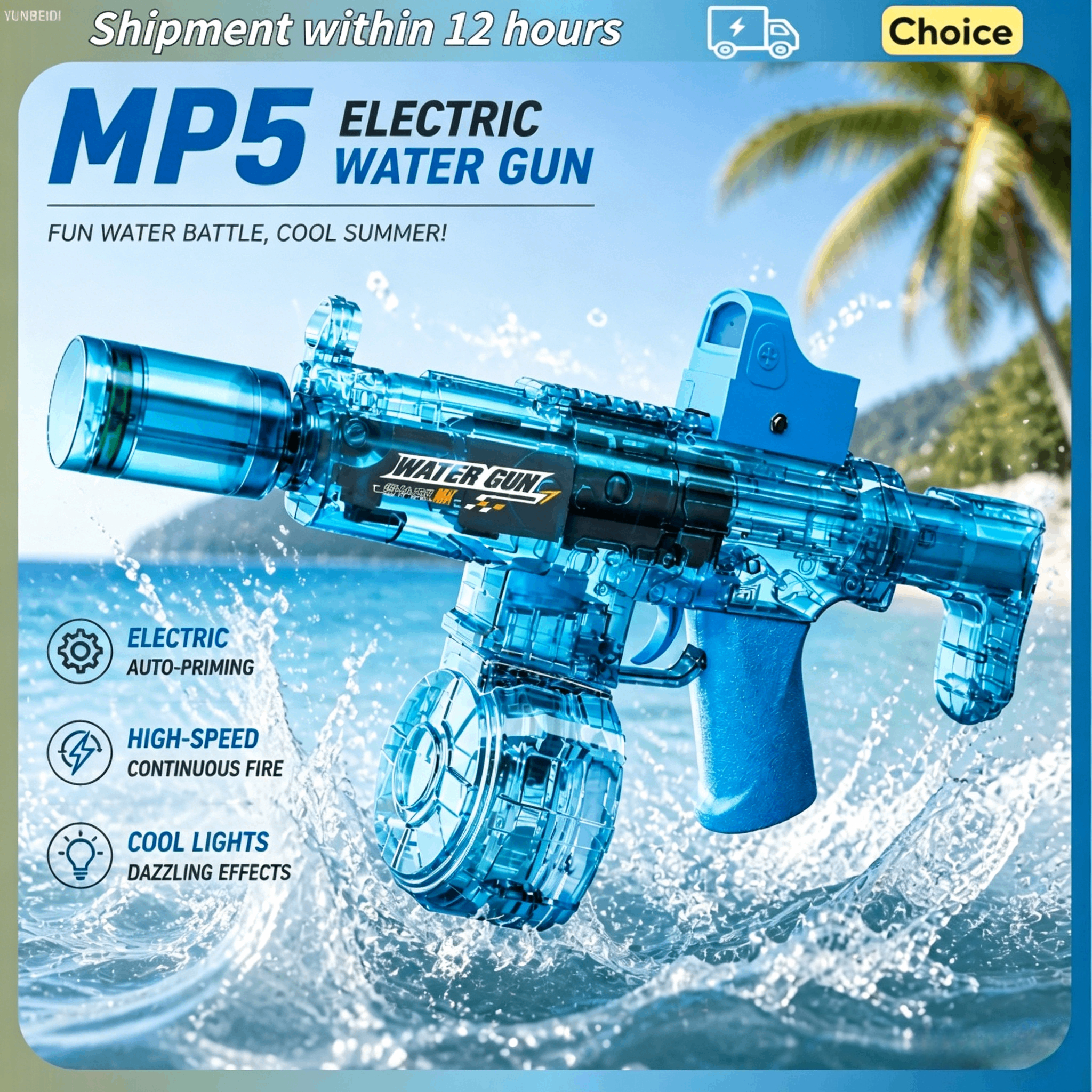 Electric Water Gun Simulation  - Outdoor Camping Games For Kids avaliação e preço