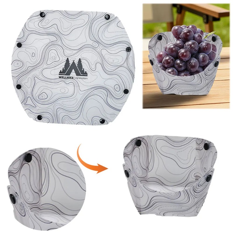 Foldable Camping Tableware Por - Outdoor Camping Kitchen Table avaliação e preço
