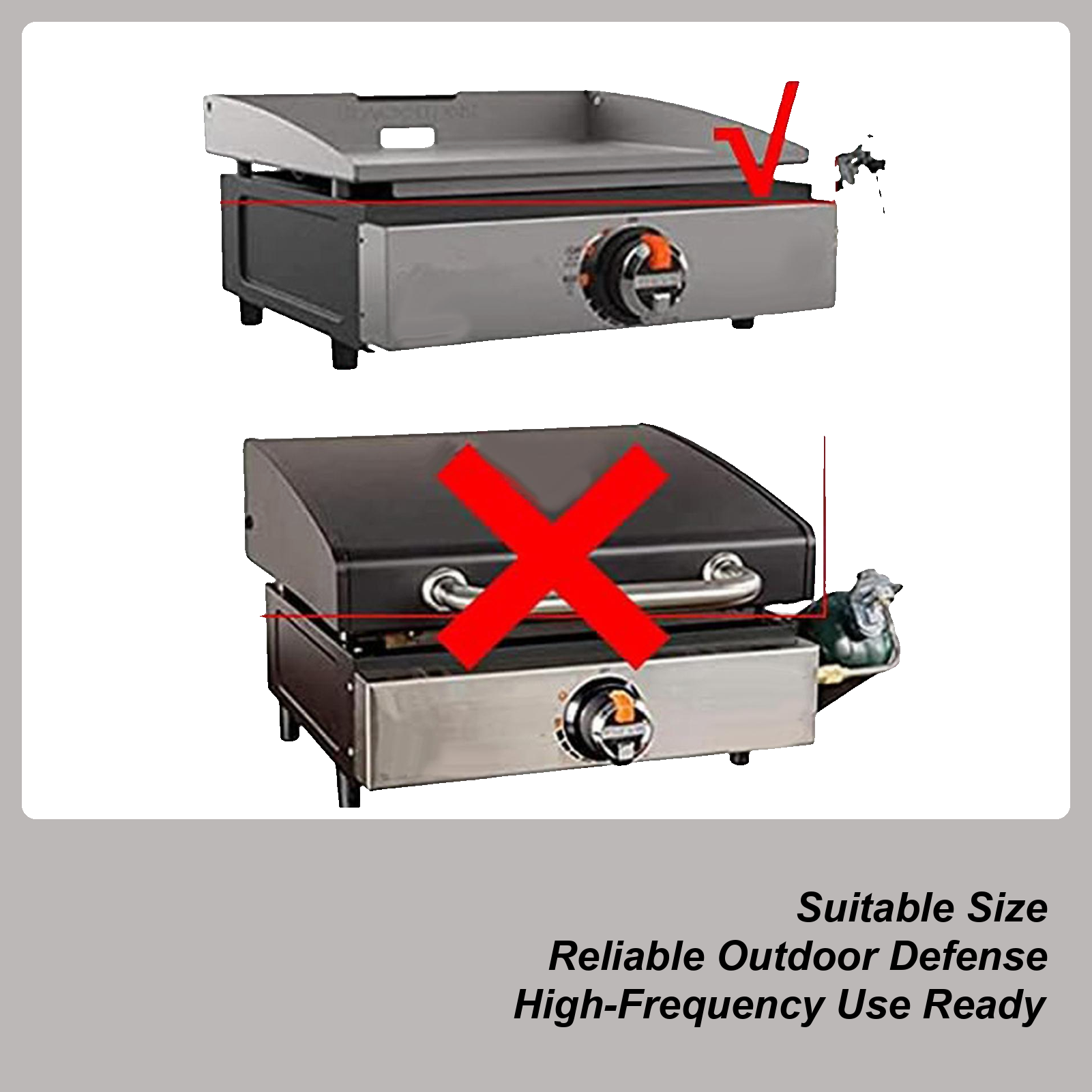 Grilling Cover Heavy Duty Wate - Outdoor Camping Grill avaliação e preço