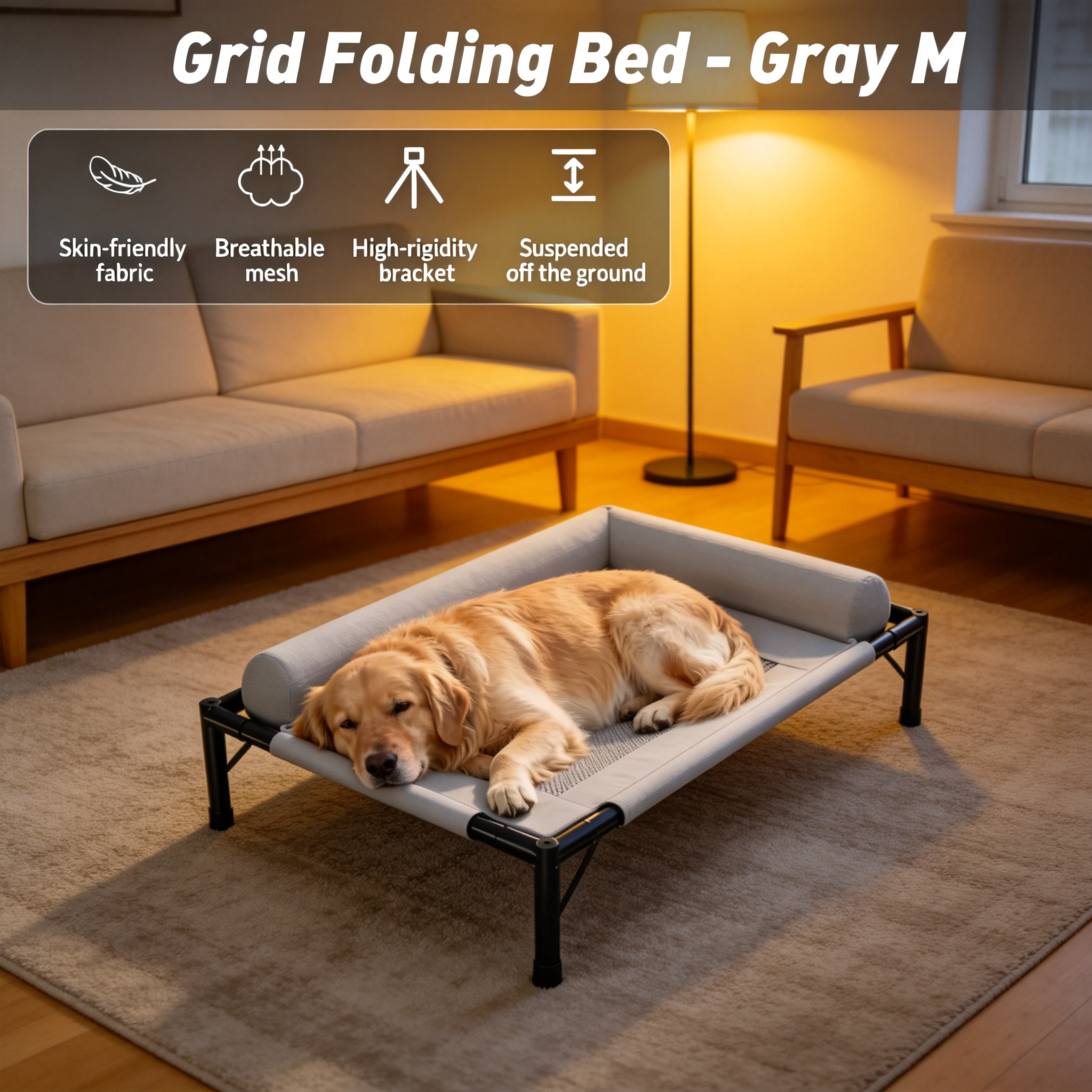 Detachable Waable Foldable Dog - Outdoor Camping Dog Bed avaliação e preço